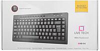 Live Tech KB 04 Mini Keyboard – Budget & Compact, perfect for tight spaces. Lightweight design, responsive keys, and USB connectivity make it ideal for home or office use. Affordable and efficient!