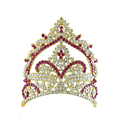 God Ornament God,Goddess Red Stone Crown(or) kireedam
