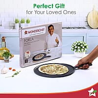 Wonderchef Forza Cast-Iron 27 cm Dosa Tawa Pan  4 mm Pre-Seasoned Cookware