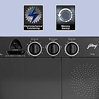 Godrej 7 Kg 5 Star, Active Soak Technology Semi-Automatic Top Load Washing Machine