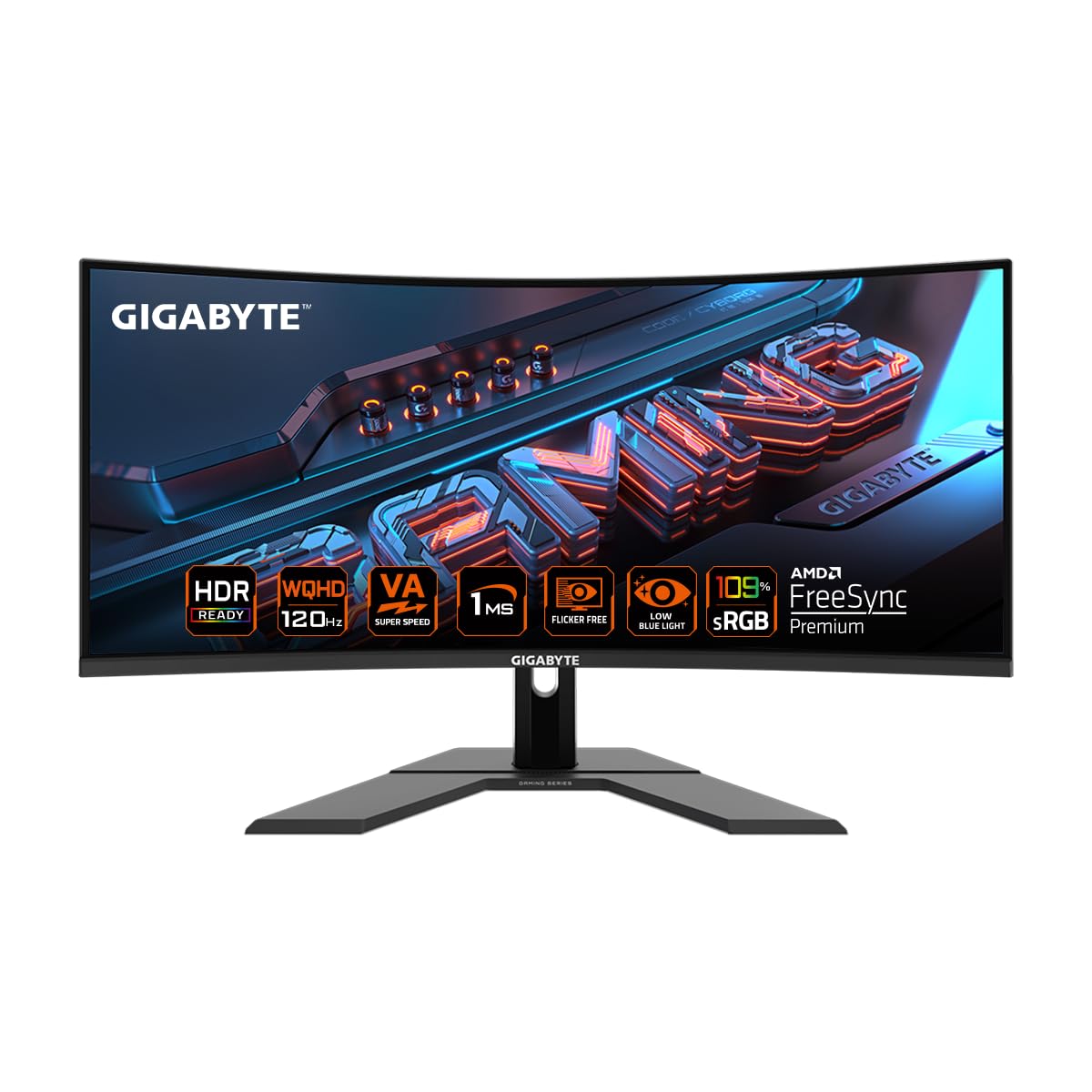 GIGABYTE 34" Gaming Monitor, 135Hz, GS34WQC
