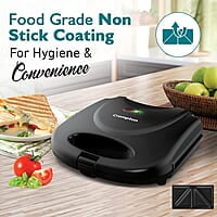 Crompton Instaserve Toast 800 Watts Sandwichmaker with Powerful Heating element