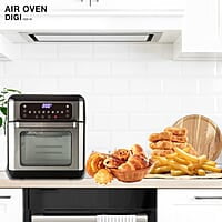 Havells Air Fryer Air Oven Digi 9 Pre-Set Menu 1500 Watt 2 Grill Rack