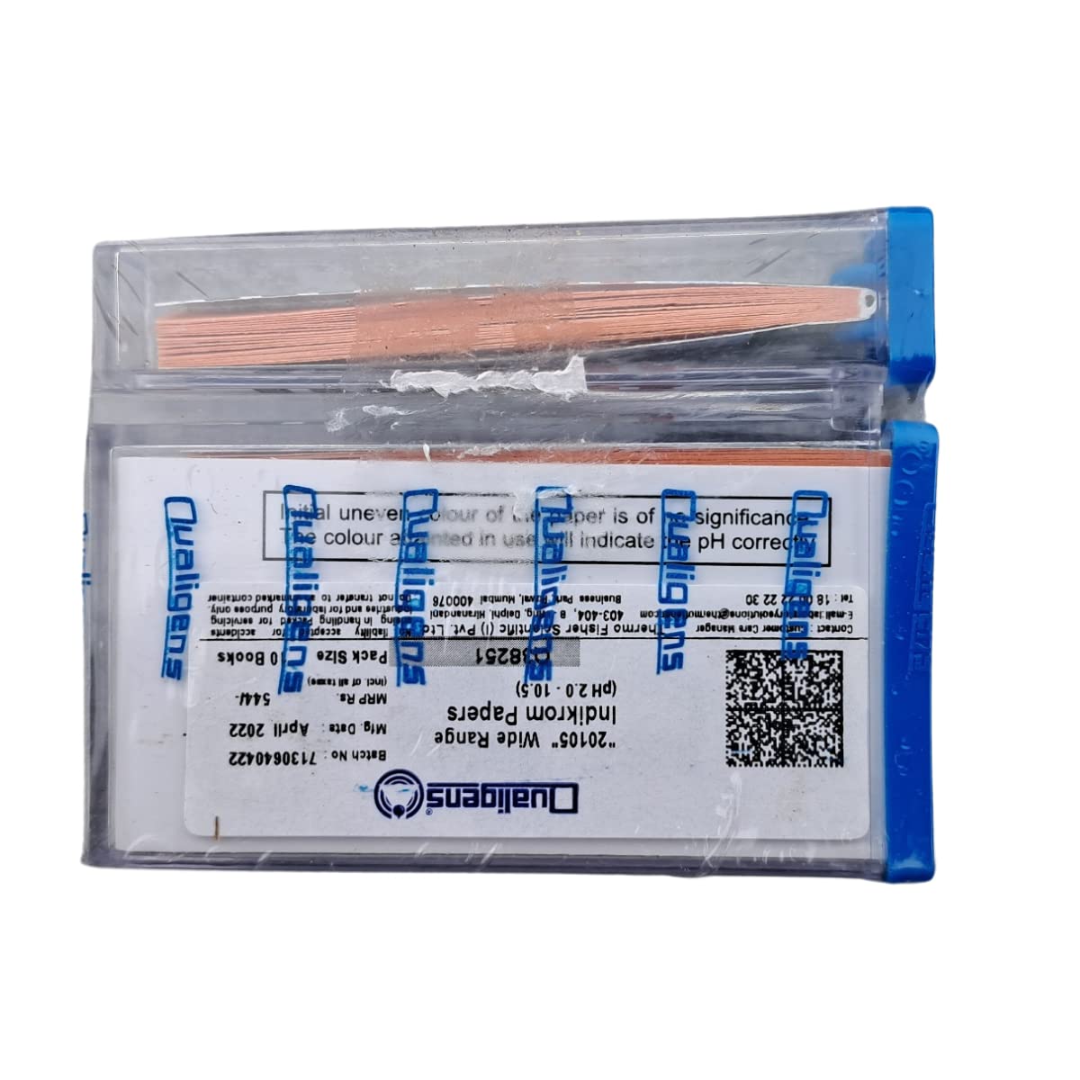 pH Paper Indicator (2-10.5) - QUALIGENS Original Strip pH Paper Indicator (2-10.5) - QUALIGENS Original Strip