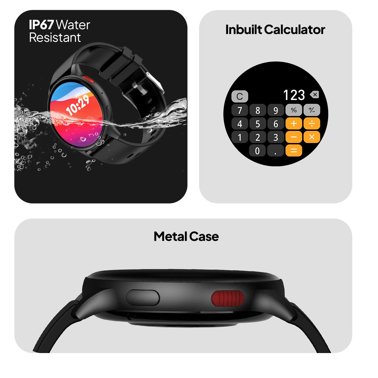 FireBoltt Eclipse Smartwatch Black
