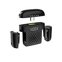 UltraProlink UM1215BLK - Sonic Vibe Dual Microphone with Charging Case (Black)
