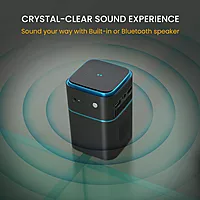 Portronics Pico 12 Smart Projector – 4K Support, Android 11, Compact Design | Stunning Visuals & Vibrant Colors | Perfect for Home Entertainment & Movies