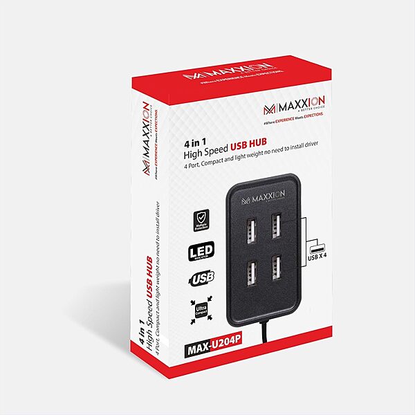MAXXION 4PORT USB HUB