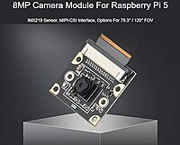 IMX219 Camera Module For Raspberry Pi 5, 8MP, MIPI-CSI Interface, Options For  120° FOV