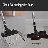 KENT Wet and Dry Vacuum Cleaner KSL 612 1200 W Blower Function Flexible hose Extension tube Crevice tool Floor brush Wet brush Filter bag