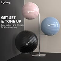Lifelong Gym Ball for Exercise-Anti Burst Exercise Ball- Fitness Yoga Ball,,Pregnancy & Labor Ball