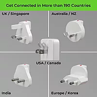 Ultraprolink UM1200WTAC Boost Blade 67 Ultra Slim Charger with 4 Universal Plug