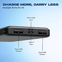 Lapcare Power Bank LBP‑006 likely offers 10,000 mAh capacity, dual USB ports (USB‑A + Type‑C), fast 18–20 W charging, LED battery indicator, smart safety protections & compact design.
