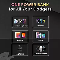PowerPod 20K – 20000mAh, 22.5W Fast Charging | Portronics, compact design, dual USB output, LED indicator, perfect for travel, compatible with smartphones, tablets, and more. Stay powered!