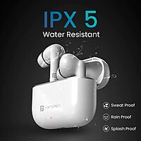 Portronics Twins S6 – TWS Earbuds, 50H Playtime, White. Enjoy seamless connectivity, superior sound quality, and a sleek design. Perfect for music lovers and on-the-go lifestyles.