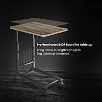 POR 1730 My Buddy D PRO Laptop Table – & Extendable Height | Brown | 1 Year Warranty