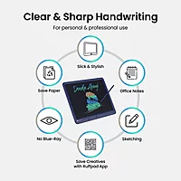 Portronics RuffPad 15M LCD Writing Tablet (POR 1766) – 15 Inch Re-Writable Multi-Color Display