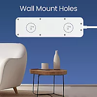 Portronics Power Plate 22 – 5 Sockets, 4 USB Ports, 20W PD Fast Charging, 3m Long Cord, Surge Protection, Compact Design, Ideal for Home/Office, Overload Protection, Easy to Use.