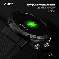Vibez by Lifelong Bold Smartwatch For Men Bluetooth Calling 1.32" HD Display
