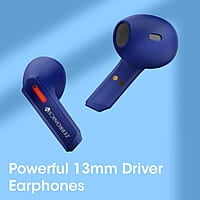 ZEBRONICS Sound Bomb X1 3-in-1 Wireless Bluetooth v5.0 In Ear Earbuds + Speaker Combo with 30 Hour Backup, Built-in LED Torch, Call Function, Voice Asst, Type C and Splash Proof Portable Design
