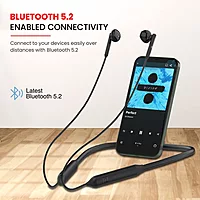 Portronics Harmonics Z5 – Bluetooth Headset, 33Hrs Playtime, Deep Bass, Comfortable Fit, Built-in Mic, Fast Charging, Lightweight Design, Perfect for Music & Calls, Ideal for Daily Use.