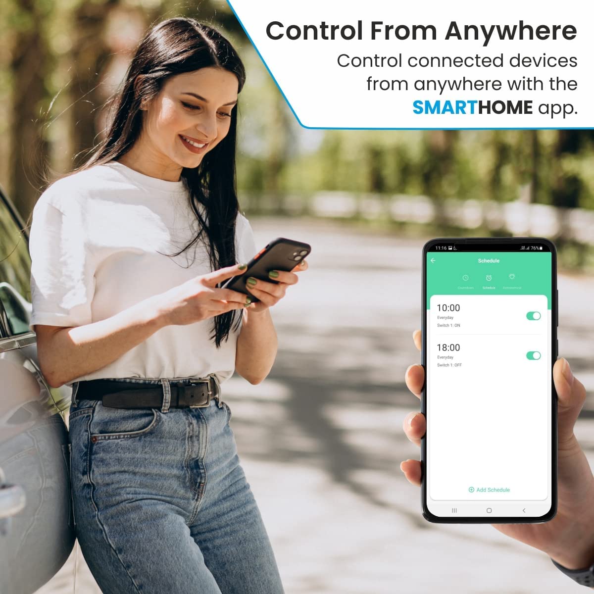 Portronics Splug 10 Wifi 10A Smart Plug Suitable for TVs, Fan, Light, Music System Compatible with Alexa and Google Assistant Portronics Splug 10 Wifi 10A Smart Plug Suitable for TVs, Fan, Light, Music System Compatible with Alexa and Google Assistant