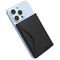 Portronics 3194 Wallet X – Magnetic 3-Fold Card Holder | Black | 6 Months Warranty