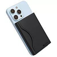 Portronics 3194 Wallet X – Magnetic 3-Fold Card Holder | Black | 6 Months Warranty