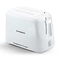 Crompton SunBrown Classic Pop-up Toaster 700W with Removable Crumb Tray 6 Browning Levels with Cancel Function