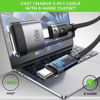 Ultraprolink UM1193 Nylokev 240 Mag3 PD 3.1 Cable, 2M