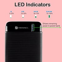 Portronics Power PRO 10K 10000 mAh,10w Slim Power Bank with Dual USB Output Port