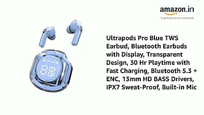 Ultrapods Pro Wireless 5.3 – True Wireless Earbuds | Bluetooth 5.3 | Music & Calls