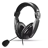 Lapcare LHP‑400 Multimedia USB Wired Headset with Mic | Over‑Ear Stereo Headphones with 40 mm Driver, HD Sound & 3‑Way Adjustable Mic – Ideal for Calls & Media