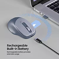 Portronics Toad 7 Wireless Mouse – 3200 DPI, Grey. Ergonomic design, smooth tracking, and long battery life. Perfect for home or office use. Connects via USB receiver for hassle-free operation.