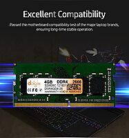 Techie 4GB DDR4 2666MHz Laptop RAM Stick, enhance your laptop's performance with this reliable memory upgrade. Ideal for multitasking and smooth operation, compatible with most laptops.