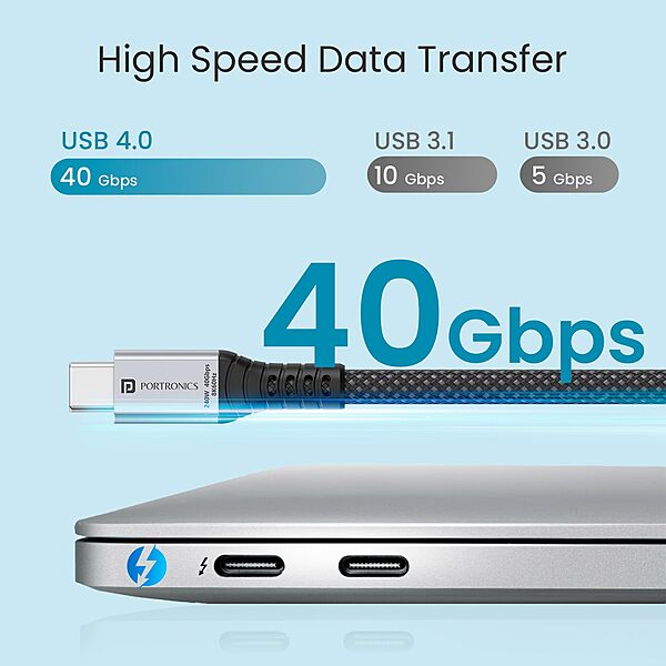 Portronics Flash C Grey – Fast USB-C Cable offers rapid charging and data transfer. Durable design with tangle-free construction. Compatible with various devices for efficient connectivity.