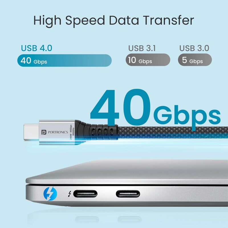 Portronics Flash C Grey – Fast USB-C Cable offers rapid charging and data transfer. Durable design with tangle-free construction. Compatible with various devices for efficient connectivity.
