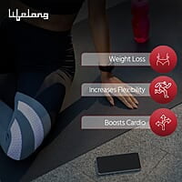 Lifelong LLSR01 Skipping Rope for Men, Women & Children - Jump Rope for Exercise Workout & Weight Loss