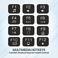 Portronics Ki-Pad 4 USB Keyboard – Full Size, Black. Ergonomic design, responsive keys, and durable build. Perfect for home or office use. Enhance your typing experience with this sleek keyboard.