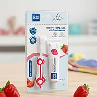 Mee Mee - Toothpaste And Brush - Strawberry