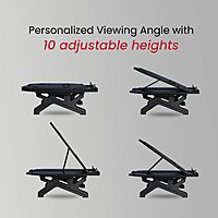 Portronics Hexa 33 Laptop Stand – Adjustable Height & Phone Holder