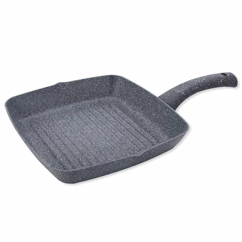 Wonderchef Granite Non-Stick 24cm Grill Pan 3.5mm Thickness  1.8 litres