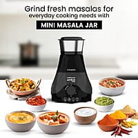 Crompton Ameo 550-Watt Mixer Grinder with MaxiGrind and Motor Vent-X Technology