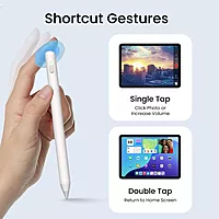 Portronics Glide 2 Stylus for iPad – Bluetooth, White. Precision touch for seamless navigation, perfect for artists and note-takers. Lightweight design, long battery life, and easy connectivity.