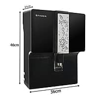 Faber Galaxy Fresh Alkaline RO+UV+MAT, 7 Liters, 8 Stage Water Purifier with Upto 2500 TDS, Black