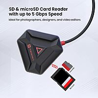 Portronics Mport 6C – A versatile 6-in-1 USB-C Hub featuring HDMI, USB 3.0, and more. Perfect for expanding connectivity options for laptops and devices, enhancing productivity on the go.