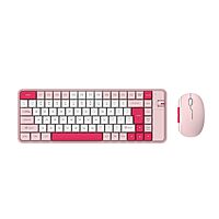 Coconut Pearl Wireless Combo (Pink & White, Elegant Design, Seamless Connectivity, Stylish & Functional, 1 Year Warranty)