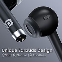 Portronics Twins S19 – TWS Earbuds, 30H Playtime, Black, Bluetooth 5.0, Touch Control, IPX4 Water Resistant, Deep Bass, Comfortable Fit, Perfect for Calls and Music, Lightweight Design.
