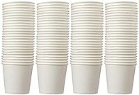Genric Disposable Paper Tea Cups 150 ML (White) - Set of 100 Genric Disposable Paper Tea Cups 150 ML (White) - Set of 100