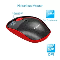 Portronics Key 2 Wireless Keyboard & Mouse Combo – Black & Red | Reliable Wireless Combo |
